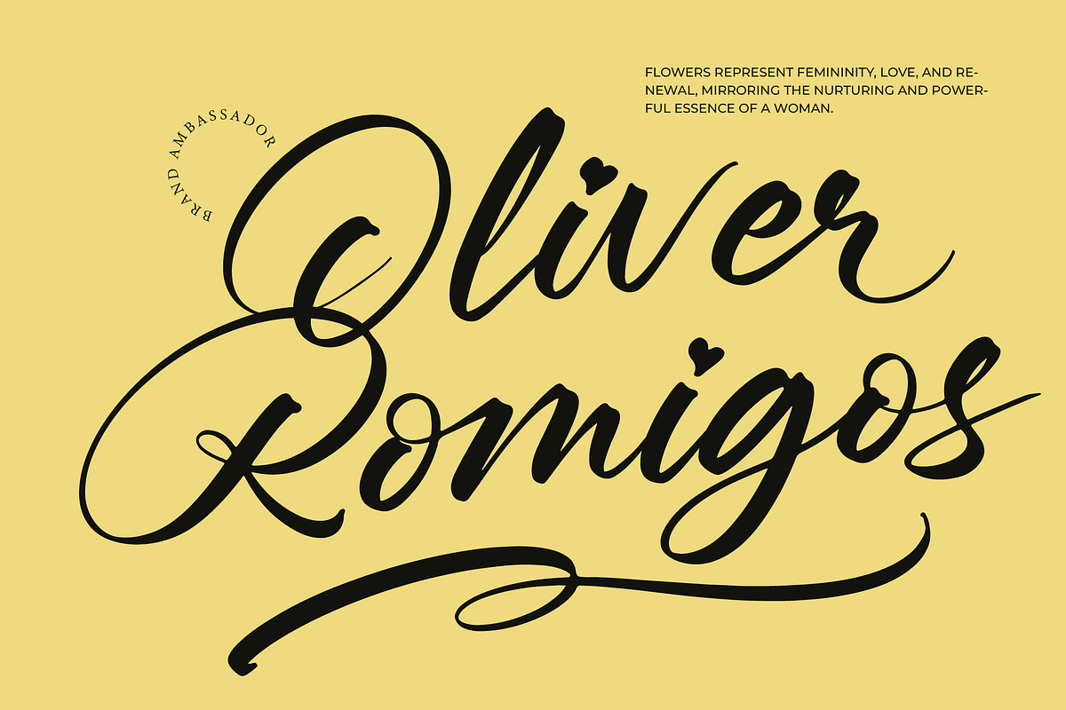 Boytang Keghora Calligraphy Font, a Script Font by Letterena Studios Script (Photo 6 of 20)