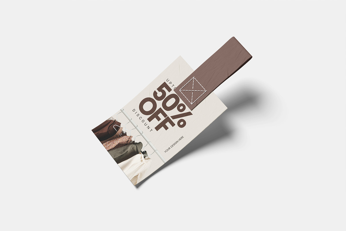 Fabric Clothing Tag Mockup, a Packaging Mockup by Hazzpro_Std (Photo 5 of 5)
