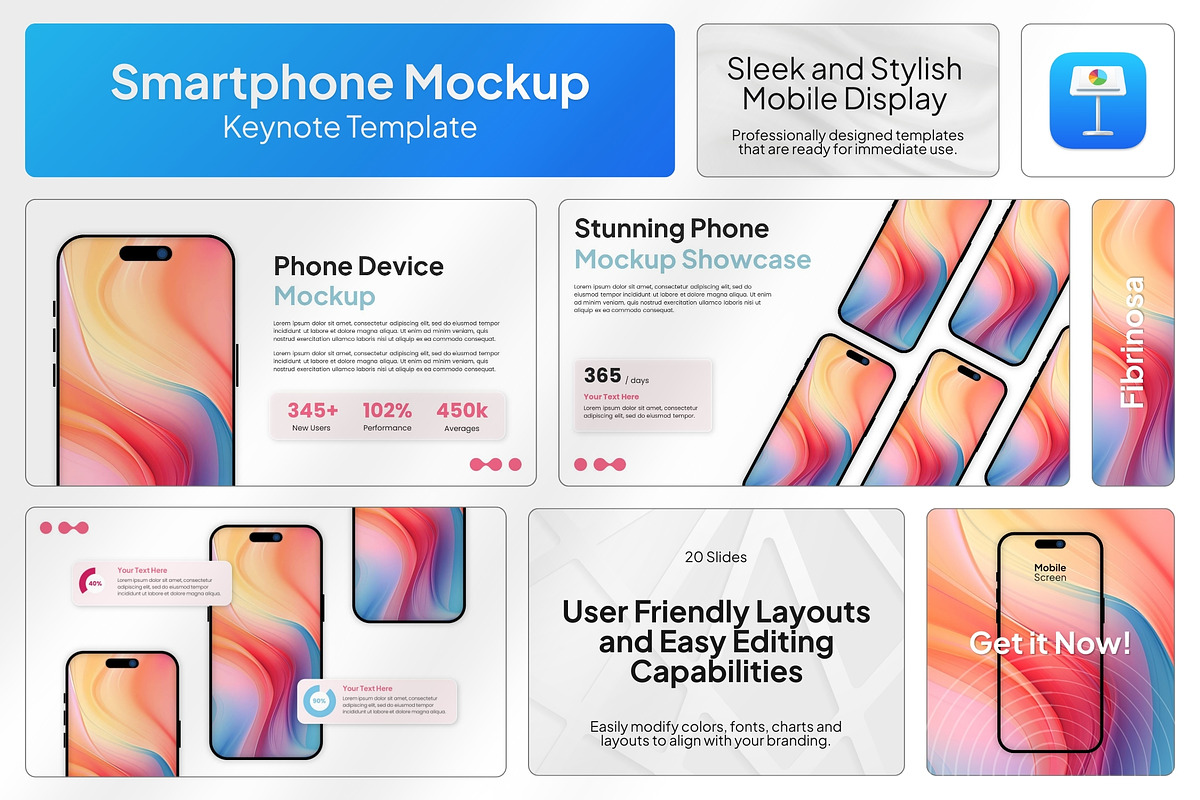 iPhone Mockup Keynote