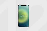 iPhone 12 Flat Mockup, an iPhone Mockup by Big Zone Studio (Thumbnail 2 of 4)
