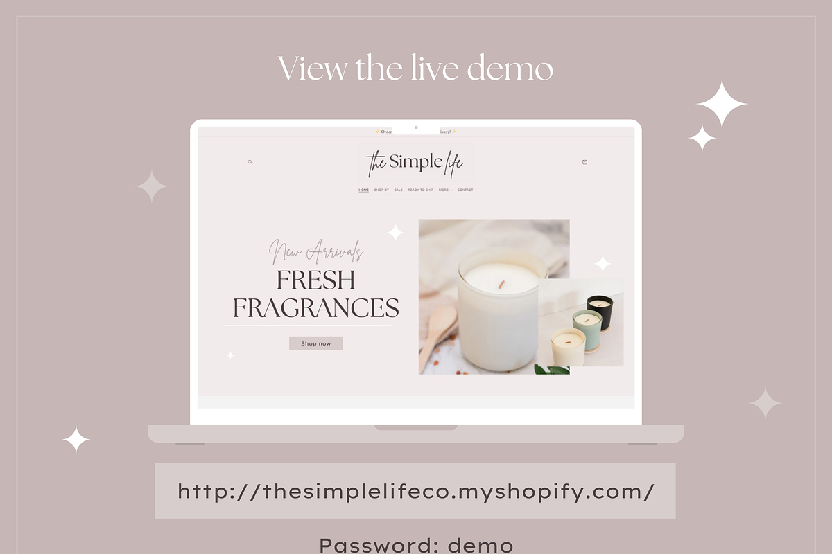 Simple and Minimalist Shopify Theme, a Shopify Template by Pixel Grid (Photo 2 of 4)