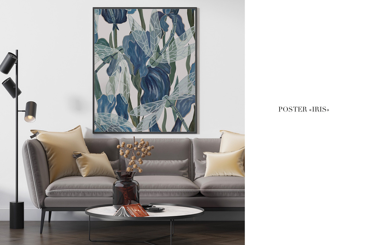 Pattern IRIS, an Illustration by PASHKOVA (Photo 6 of 17)