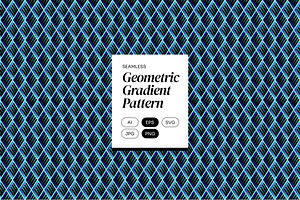 Blue Gradient Geometric Pattern