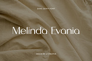 Melinda Evania Modern Sans Serif, a Sans Serif Font by UICreative (Thumbnail 1 of 12)