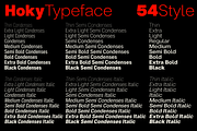 ZT Hoky Geometric - 54 Fonts, a Sans Serif Font by zelow type (Thumbnail 4 of 15)