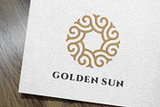 Golden Sun Logo, a Branding & Logo Template by IKarGraphics (Thumbnail 1 of 4)