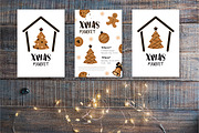 Christmas Cookies & Lettering, a Background Graphic by NKTN graphics (Thumbnail 9 of 13)