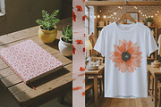 Crimson Bloom: Floral Design Kit, a Pattern Graphic by Megan Aili Designs (Thumbnail 11 of 12)