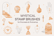 Procreate & Photoshop Brushes Bundle, a Brush Add-On by NinaFedorova (Thumbnail 6 of 11)