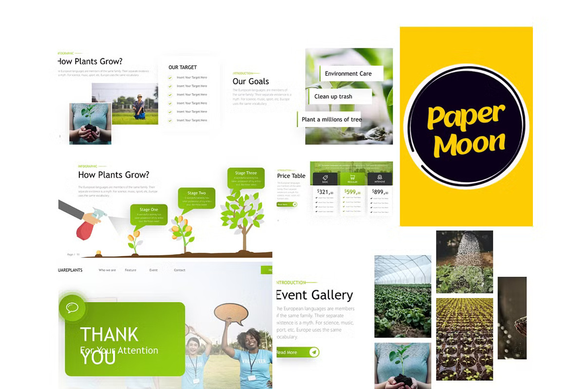 Nature Powerpoint Template - Premium, a Presentation Template by GearShift (Photo 3 of 4)