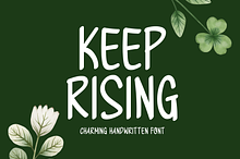 Keep Rising Typeface