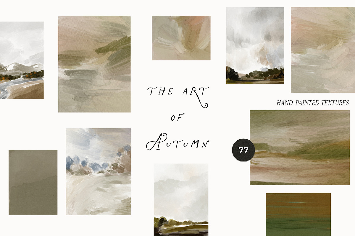 Hand-Painted Autumn Backgrounds, a Background Graphic by Lana Elanor (Photo 2 of 18)
