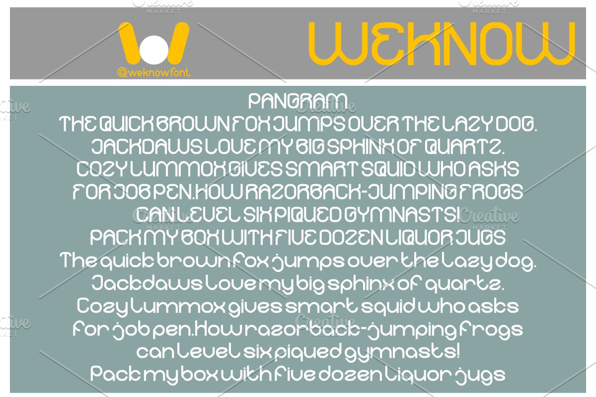 Extra Miles font, a Font by weknow (Photo 6 of 8)