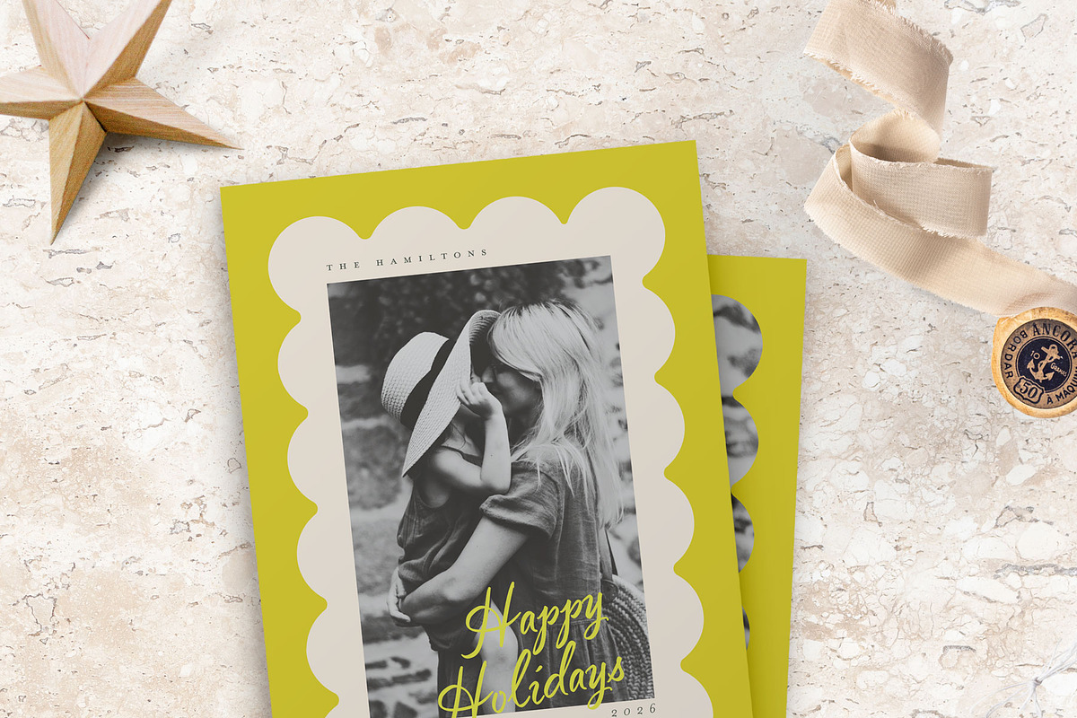 Christmas Card Templates 2026, a Card Template by 7th Avenue Designs (Photo 10 of 11)