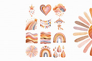 Watercolor Rainbow Clipart, an Illustration by Libby Wishes (Thumbnail 3 of 4)