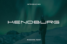 Kendburg Futuristic Font