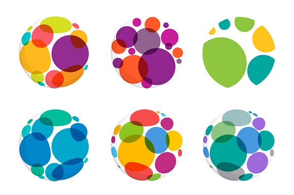 6 Dots Sphere Icons