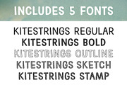 Kitestrings Font Family, a Sans Serif Font by Brittney Murphy Design (Thumbnail 3 of 4)