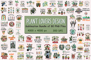 Plant Lovers Design Bundle, a Graphic by Pet Cave