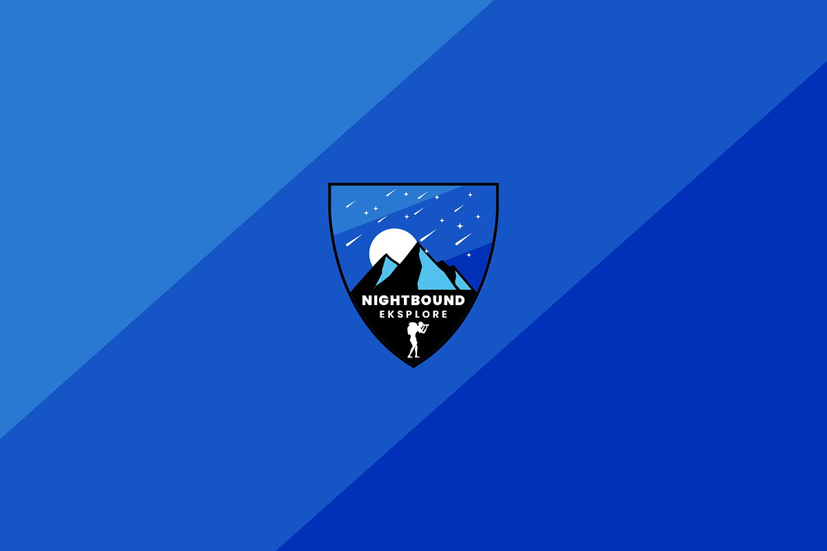 Night Mountain Badge Logo Set, a Branding & Logo Template by Artnivora.Std (Photo 4 of 5)