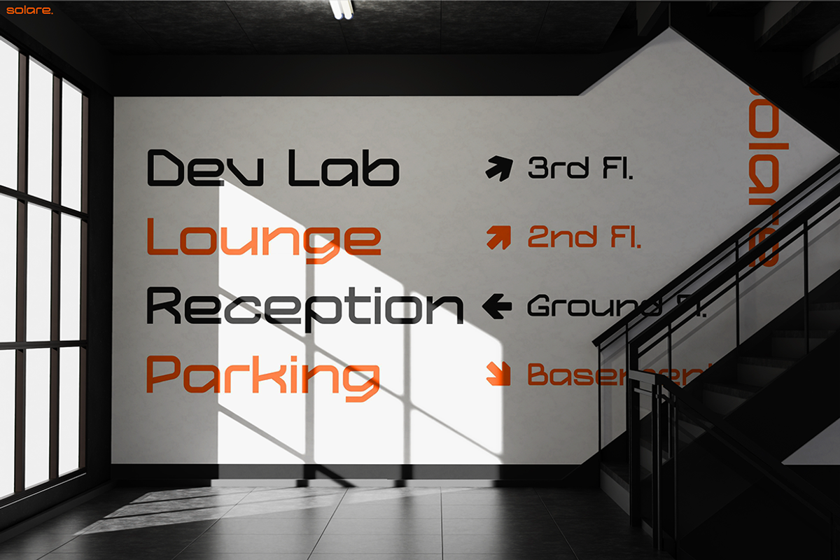 Solare, a Sans Serif Font by Pinisi ART (Photo 7 of 10)