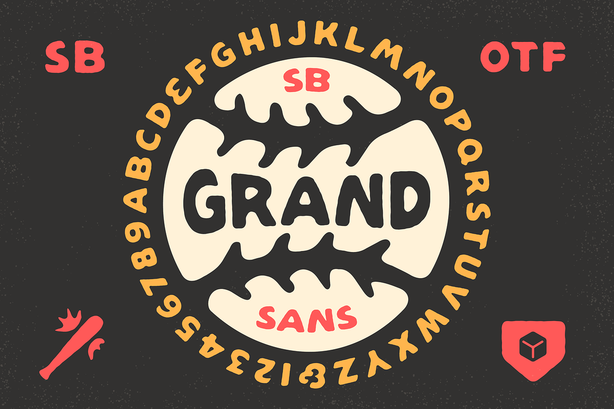 Grandsans — Vintage lettering font, a Sans Serif Font by SimpleBits® (Photo 4 of 5)