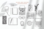 Writer Collection, a Social Media Template by Scarlet Heath Art (Thumbnail 7 of 19)