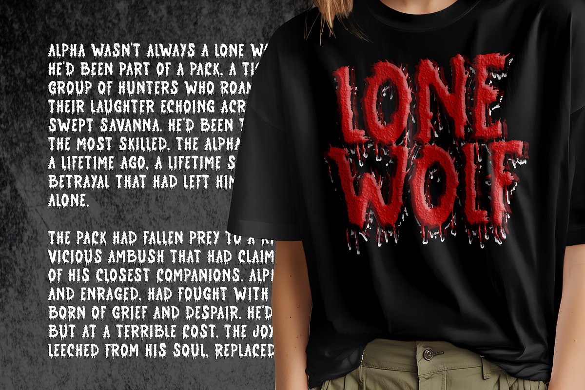 Primalfang Blackletter Metal Horror, a Blackletter Font by dansdesign