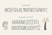 Baby Dino - Kids Font, a Sans Serif Font by EltaMaxArt (Thumbnail 2 of 12)