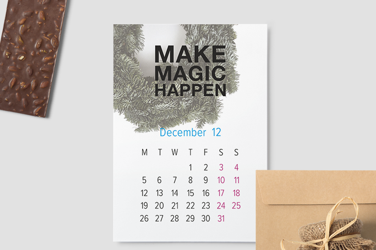 Printable calendar 2016 — motivating, a Stationery Template by marina.nazarova (Photo 14 of 14)