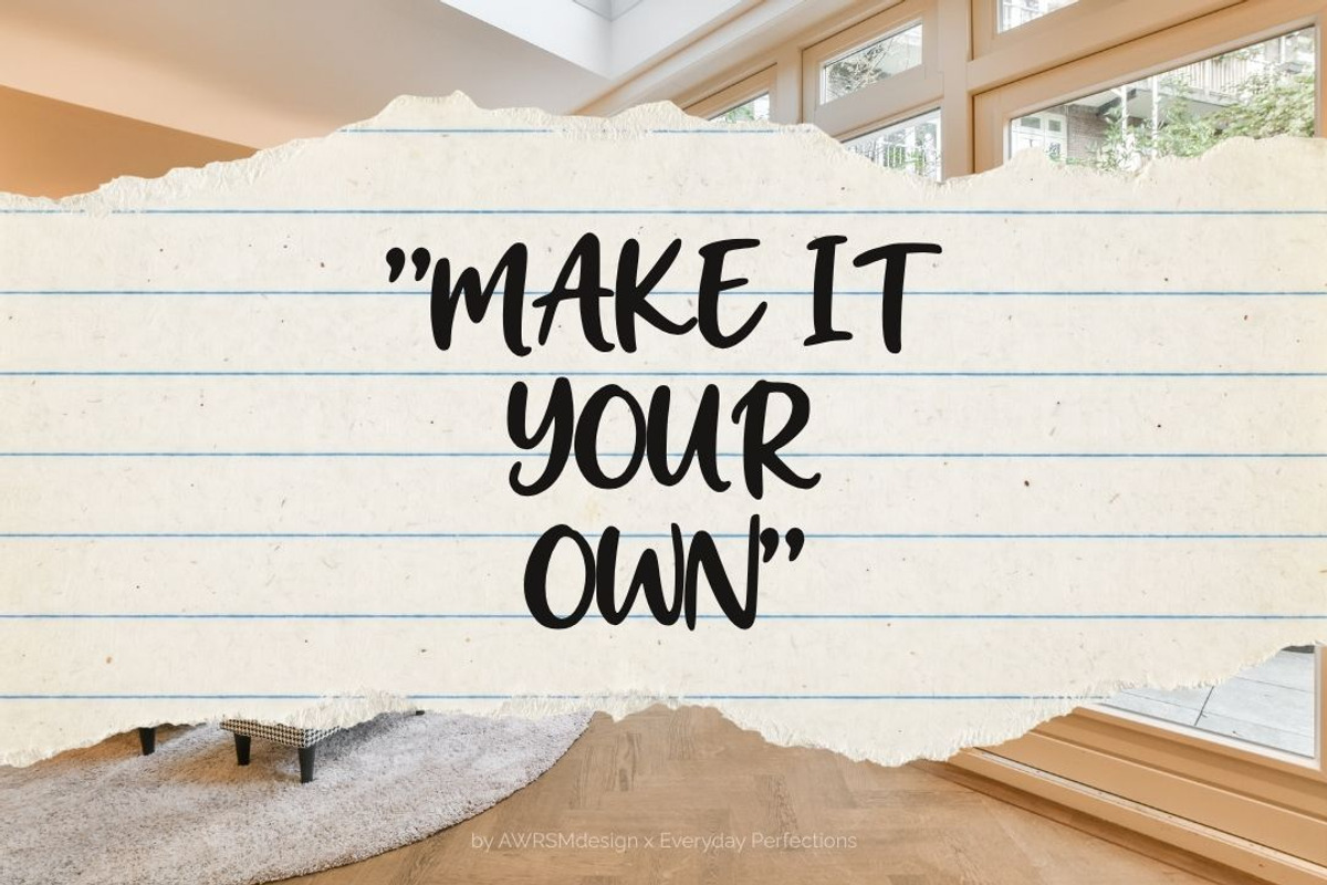 Ruvello | Script Decorative Font, a Handwritten Font by Everyday Perfection (Photo 4 of 5)