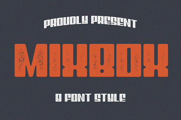 8 Font Mixbox Font Family