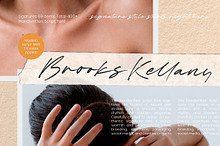 Brooks Kellany Handwritten Script