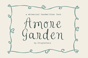 Amore Garden – Romantic Font