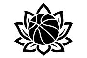 Basketball Lotus Emblem, an Object Graphic by Gfx_Store (Thumbnail 15 of 15)