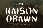 CS Kaison Drawn, a Sans Serif Font by Craft Supply Co. (Thumbnail 1 of 8)