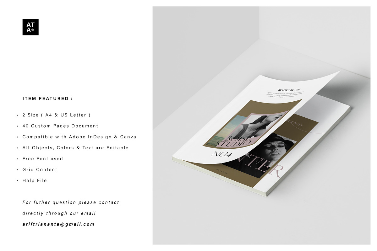 BOISE Creative Portfolio, a Magazine Template by Arif Tri Ananta (Photo 13 of 14)