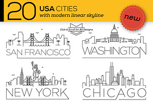 20 - Linear USA City Skylines