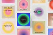 Canva Instagram Gradient Quotes, a Social Media Template by Studio Provo (Thumbnail 1 of 9)