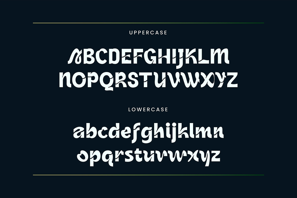 Cenova Bold Modern Display Font, a Sans Serif Font by Jaruka (Photo 5 of 8)
