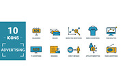 Advertising Two Color Icon Set, an Object Graphic by Aimagenarium@gmail.com (Thumbnail 2 of 3)