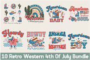 Western 4th of July Sublimation, a Seasonal Illustration by Libby Wishes (Thumbnail 2 of 3)