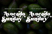 Avocado Sunday - Updated, a Serif Font by Absonstype (Thumbnail 12 of 13)