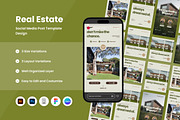 Real Estate Social Media Post V3, a Social Media Template by productype1 (Thumbnail 1 of 3)