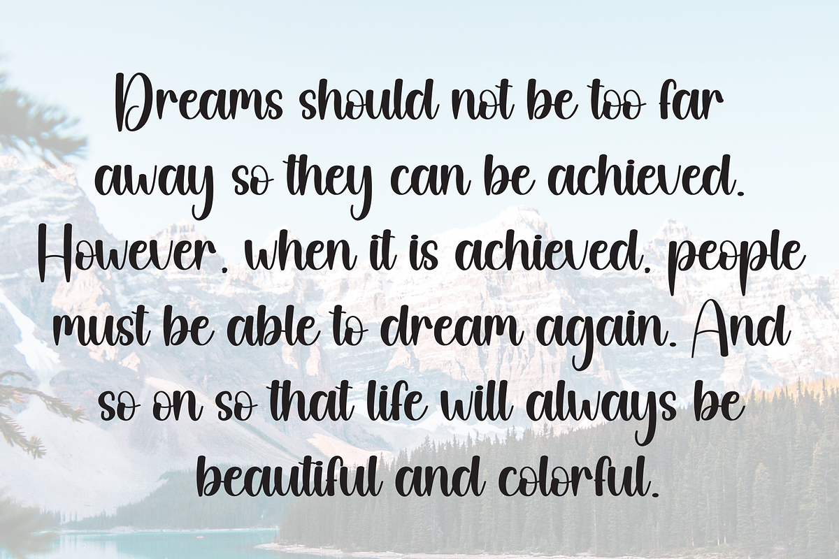 Angeline | Script Font, a Handwritten Font by Scratchones (Photo 6 of 9)