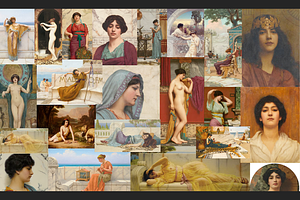 John William Godward HQ Paintings