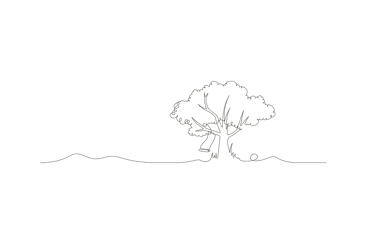 tree with a swing on a branch, an Object Graphic by lawoel (Photo 3 of 3)