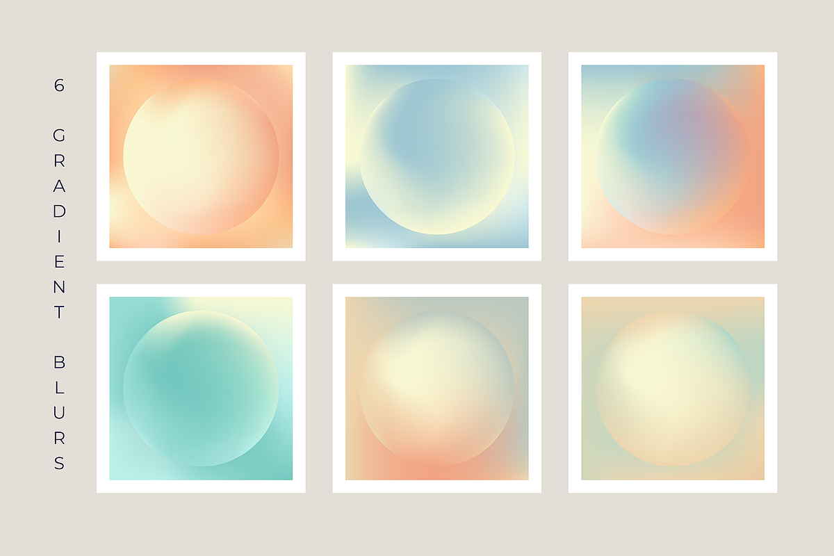 HOLO-3 Abstract Pastel Backgrounds, a Texture Graphic by Ninos Mandala (Photo 2 of 6)