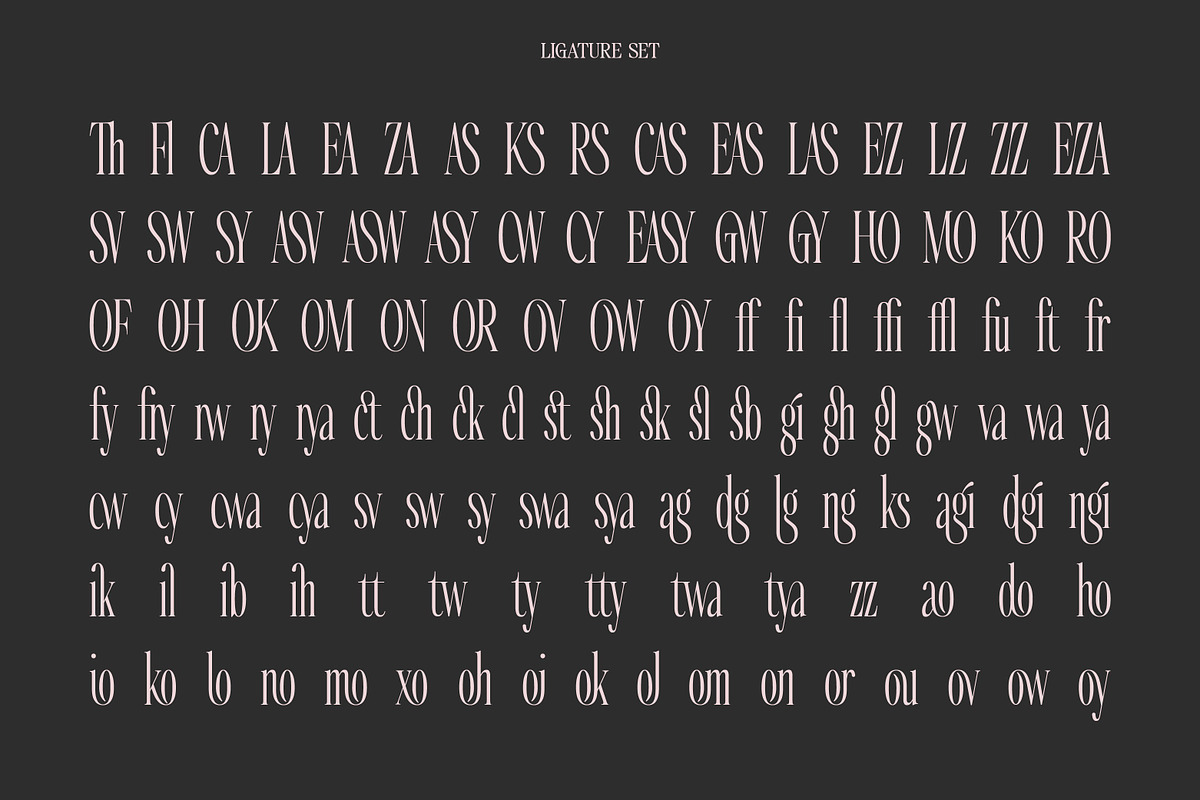 SS Lavonadeca - Flourish Serif Font, a Serif Font by Typocracy Studio (Photo 12 of 15)