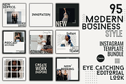 Modern Business Instagram templates, a Social Media Template by Faytemplates (Thumbnail 1 of 7)
